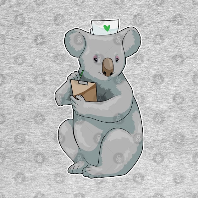 Koala Nurse Notepad by Markus Schnabel